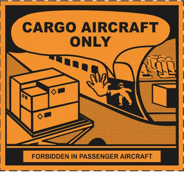 Cargo Aircraft Only label