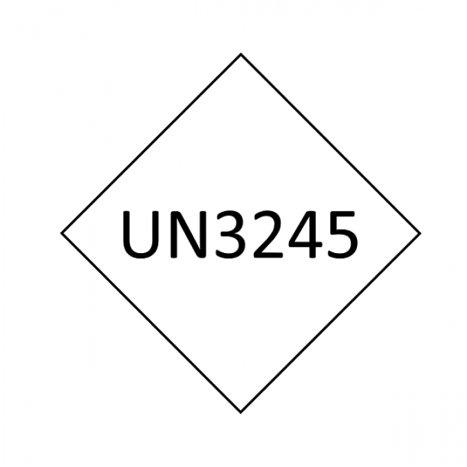 UN3245 | Without text | Self-adhesive | BS5609 approved | IATA | ADR | IMDG | ADN | RID | MYDG.SHOP