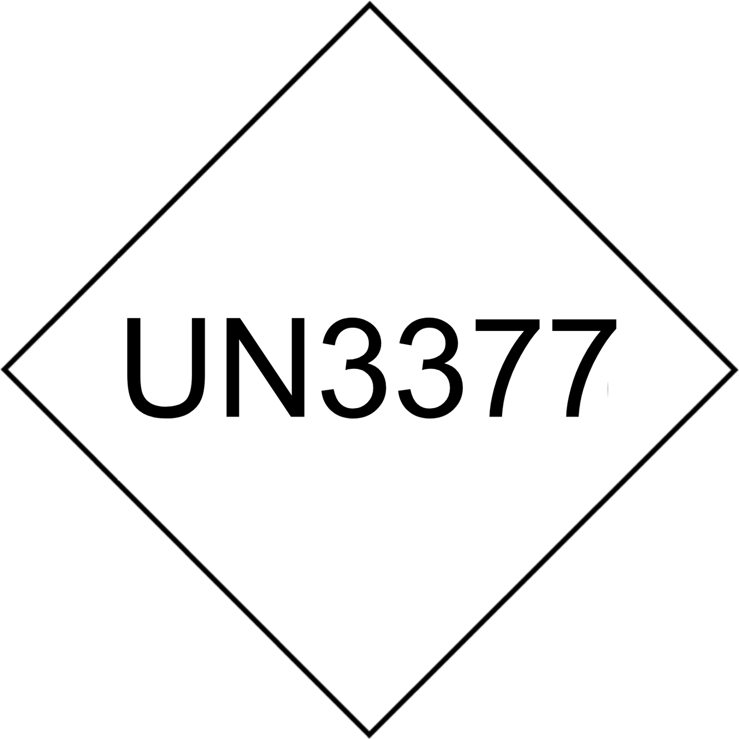 UN3377 | Without text | Self-adhesive | BS5609 approved | IATA | ADR | IMDG | ADN | RID | MYDG.SHOP
