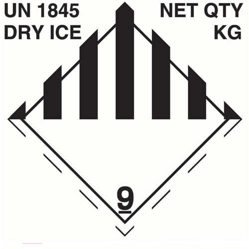 Dry Ice Labels