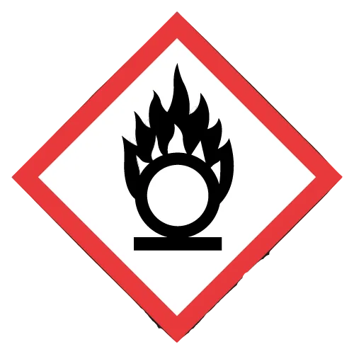 Oxydant GHS | Auto-adhésif | Homologué BS5609 | IATA | ADR | IMDG | ADN | RID 