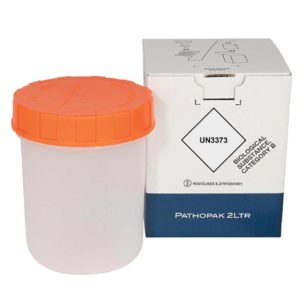 PathoPak 2L | 153 x 156 x 193 mm | Classe ONU 6.2 | UN3373 | Emballage d'échantillon | IATA | ADR | ADN | RID 