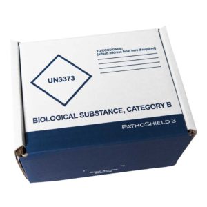 Pathoshield 3 | 191x145x102mm | Cat. B | UN3373 | Whit A4 Seal | Sample Packaging | ADR