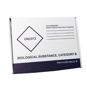 Pathoshield 8 | 191x145x22mm | Cat. B | UN3373 | Whit A5 Seal | Sample Packaging | ADR