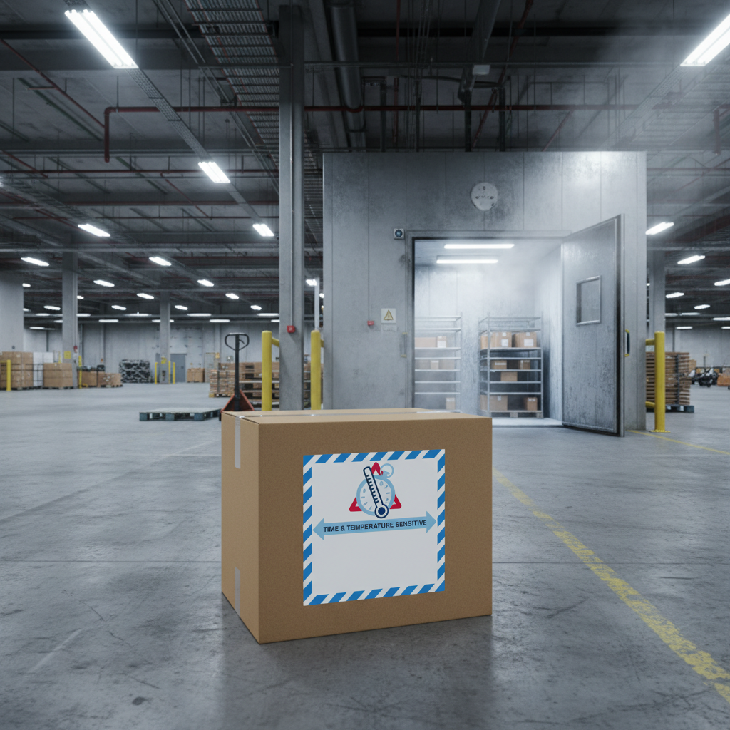 Time temperature sensitive | Without Print | Self-adhesive | BS5609 approved | IATA | ADR | IMDG | ADN | RID | MYDG.SHOP