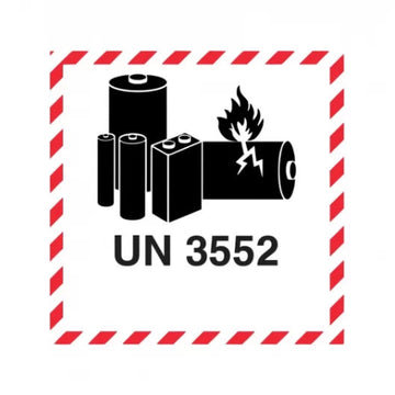 All battery marks (UN 3090 · 3091 · 3551 · 3552)